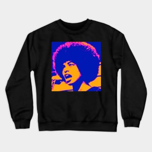 Angela Davis - Stylized Bold Crewneck Sweatshirt